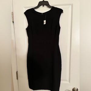 Black Banana Republic Sleeveless Midi Dress